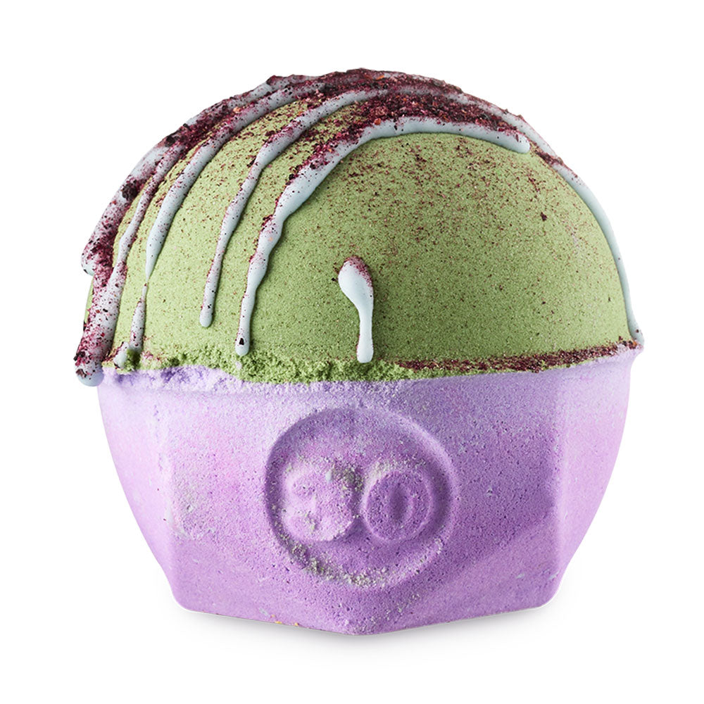 Blueberry Matcha Oat Latte