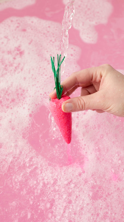 baby-rainbow-carrot---pink-reusable-bubble-bar-schaumbäder