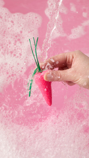 baby-rainbow-carrot---pink-reusable-bubble-bar-schaumbäder