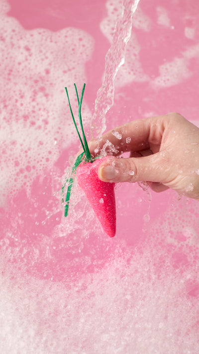 baby-rainbow-carrot---pink-reusable-bubble-bar-schaumbäder
